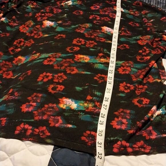 Rachel Comey X Target Long Sleeve Turtleneck  Kodak Red Floral NWT Size 4X - Picture 10 of 11